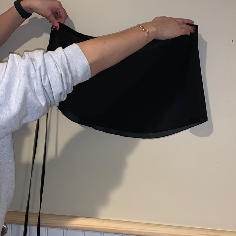 Black Wrap Ballet skirt